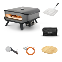 Set Cozze Pizza pec na plyn 13" + lopata + obal + krja + doska