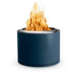 Solo Stove Nerezov bezdymov ohnisko Bonfire 2.0 s podstavcom, modr