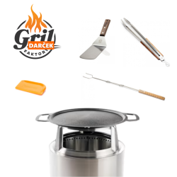 Set Solo Stove bezdymov ohnisko Bonfire 2.0 + grilovacia doska + nradie