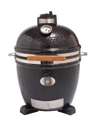 Monolith Kamado gril na dreven uhlie Junior Pro Series 2.0 ierny