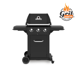 BROIL KING Royal 320 Shadow 3-horkov plynov gril s teplomerom vo veku